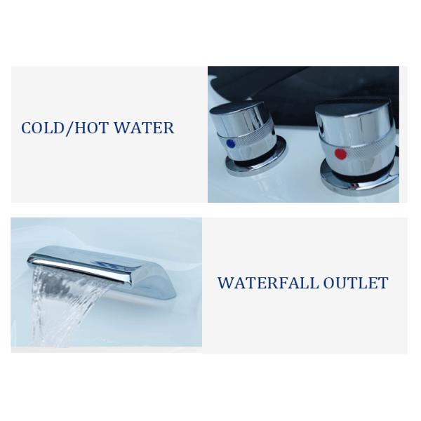 Freestanding 60 функция радио водоворота 1560x800mm ванн воздушной струи дюйма