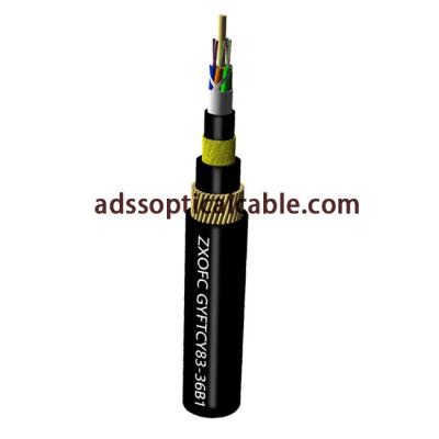 ADSS All Dielectric Self Supporting Aerial Cable GYFTCY83 Anti Rodent Application