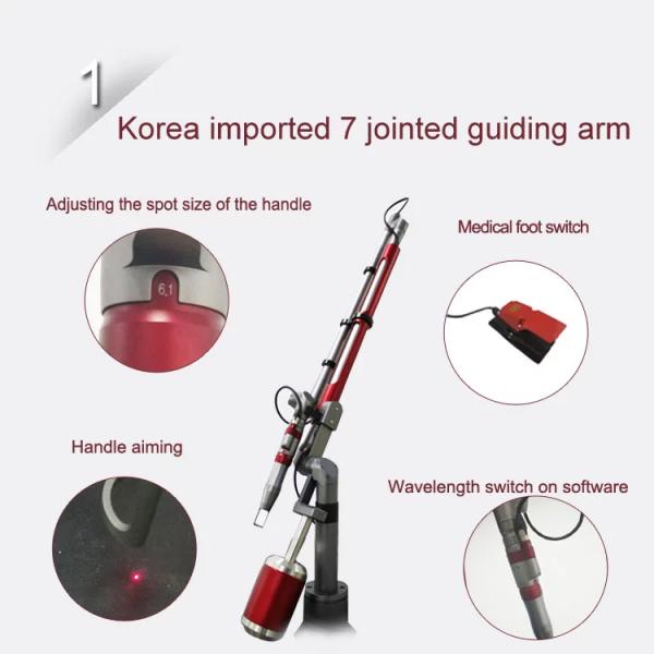 3000W big power 3 waves 532nm 1064nm 755nm 1320nm Pico Second Laser Tattoo Removal skin whitening with Quality Beam