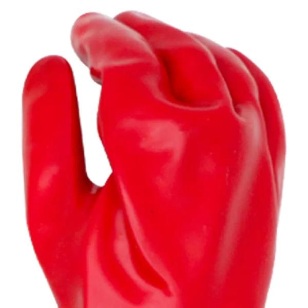 Выровнянные хлопком перчатки PVC шпицрутена (поливинилового хлорида) промышленные