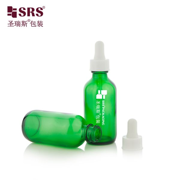 Hot Selling 15ml 30ml 60ml Green Amber Transparent Glass Dropper Bottle
