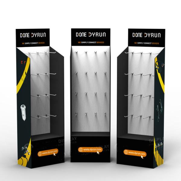 Retail Shops Cardboard Hook Display Box Custom Design Luxury Cardboard Cell Phone Box