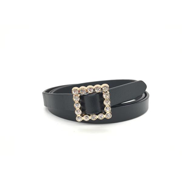 Women Party 1.5cm Dressy Rhinestone Belts With Alloy Buckle