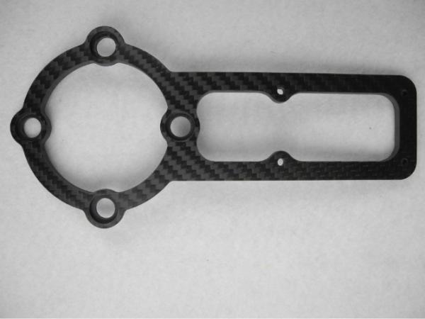 Customized CNC Machining Carbon Fiber Chassis Countersink OEM / ODM
