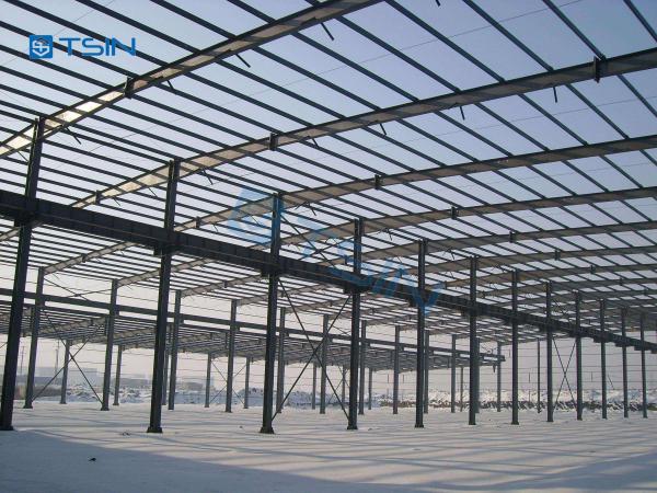 Schools Warehouses Prefabricated Commercial Steel Buildings Q235B Q355B ASTM A36