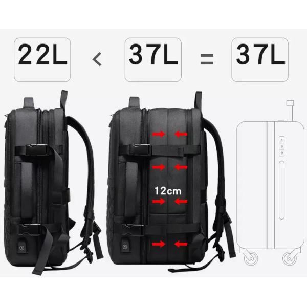 Рюкзак дела ноутбука полиэстера случайный универсальный с поручать USB