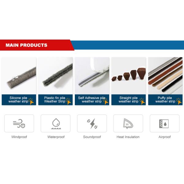 Apartment EPDM Rubber PVC Gasket Seal for UPVC Window and Door Profile Gasket in Black Gray Brown White or Other Colors