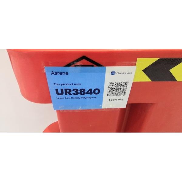 КРАСНЫЙ вращательный создатель прессформы Roto для барьера дороги