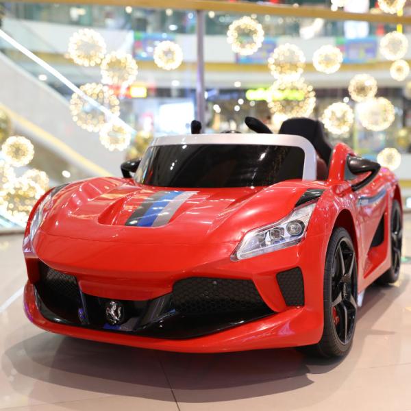 Acepta batería de 12V coche eléctrico para niños de doble puerta con control remoto Bluetooth