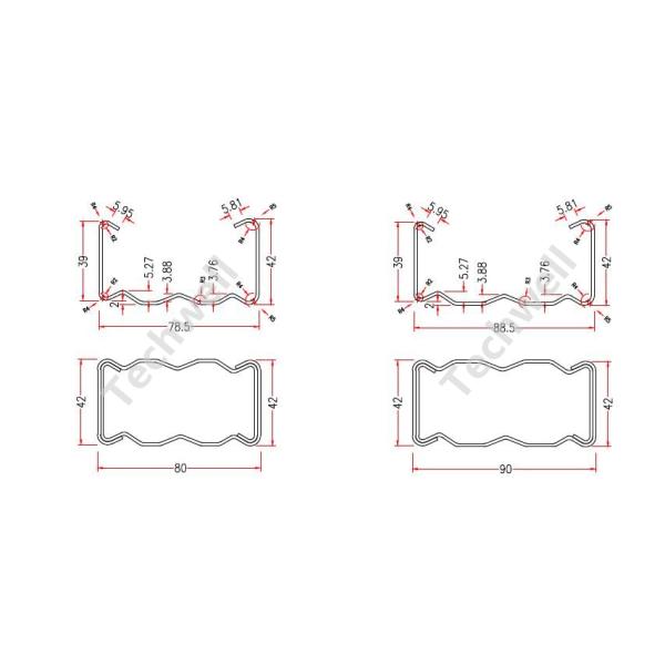 GI CS Rack Shelf Roll Forming Machine Hydraulic Cutting Upright Roll Forming Machine