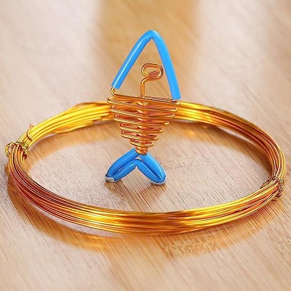 a cor 1.5mm de aço inoxidável de 1.3mm revestiu o fio pintado para a arte