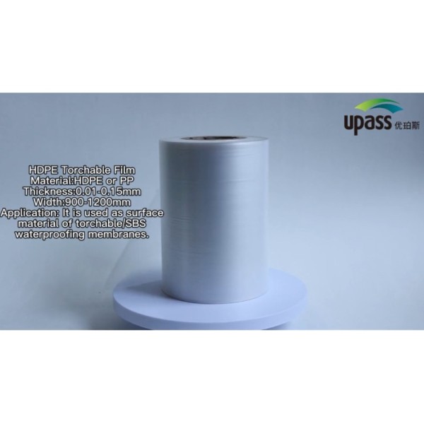 Customizable HDPE Film Torchable SBS Waterproofing Membrane Perforable Hole Distribution Cutting Service Blow Molding