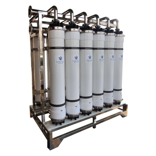 4TPH PVDF Washable UF-1060 Industrial Purifiers Water Treatment Machinery Using UF Membrane Technology