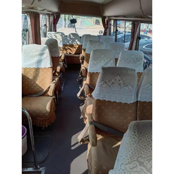 20 Seater Used Coaster Bus Toyota Second Hand Mini Bus 3RZ Engine