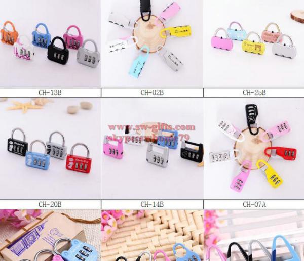 Hot sale Zinc Alloy Security 3 Combination Travel Suitcase Luggage Code Lock Padlock