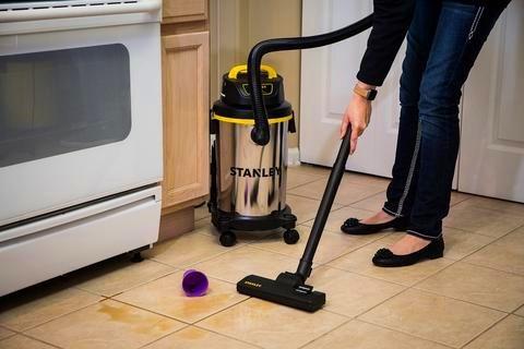 Stainless Steel Stanley Wet And Dry Vacuum Cleaner Reusable Dry Filter Single Stage