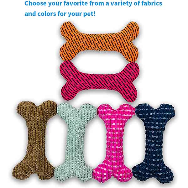 Косточка игрушки плюша любимца ISO9001 сформировала 15cm*5.5cm с Squeaker