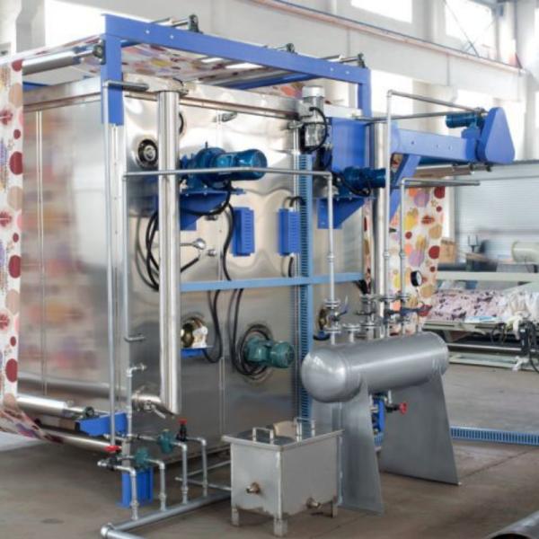 Steamer loop ager machine process for Fabric 360Mtrs 5750Mtrs Day High Speed