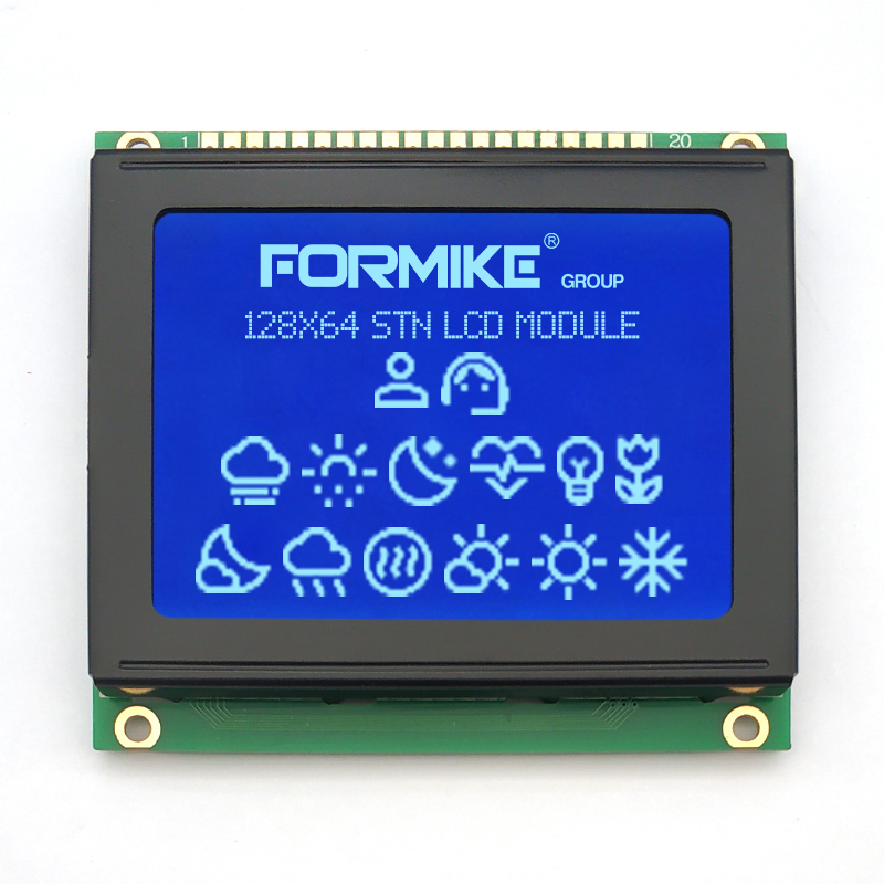 OEM COB 12864 LCD Display 128x64 Monochrome Graphic LCD Module