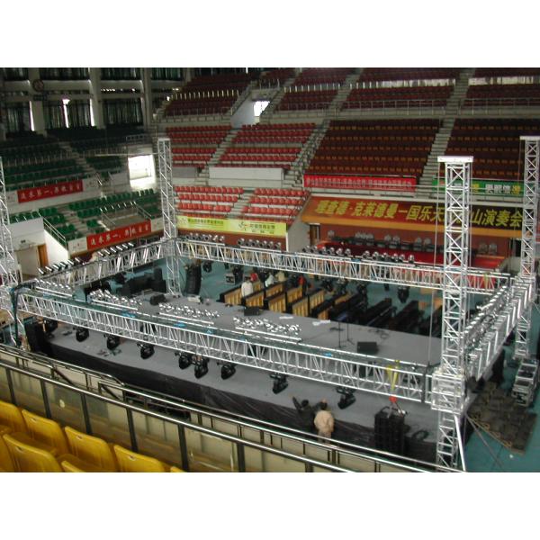 30m Span Aluminum Spigot Truss Light Weight Outdoor Stage Pillar Truss