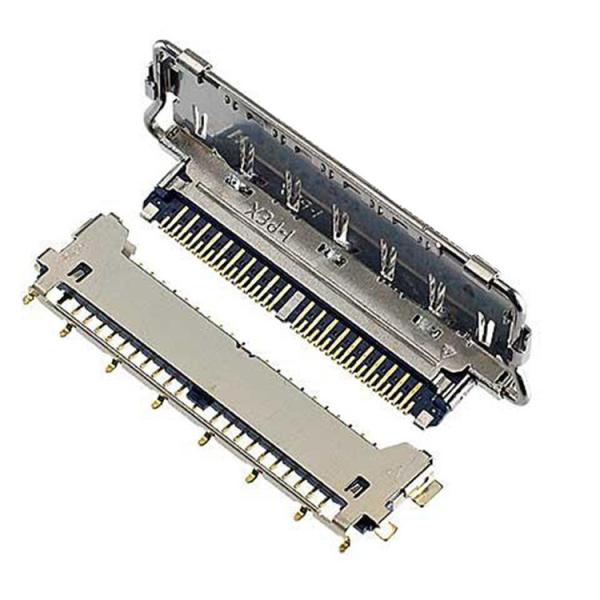 Horizontal Mating Type Micro-Coaxial Connector Lvds Connector Types 40 Pin Lvds Connector 20977-040T 040E 01