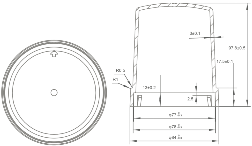 Cover Developer Kit PC Anti UV Material