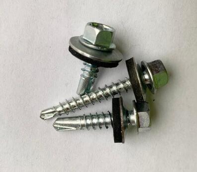 Hex Head Self Drilling Concrete Screws With Washer DIN7504 ASME B18.6.3