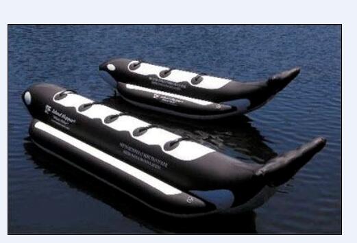 Garden Red Orange Yellow Banana Boat Raft Suitable For Adults