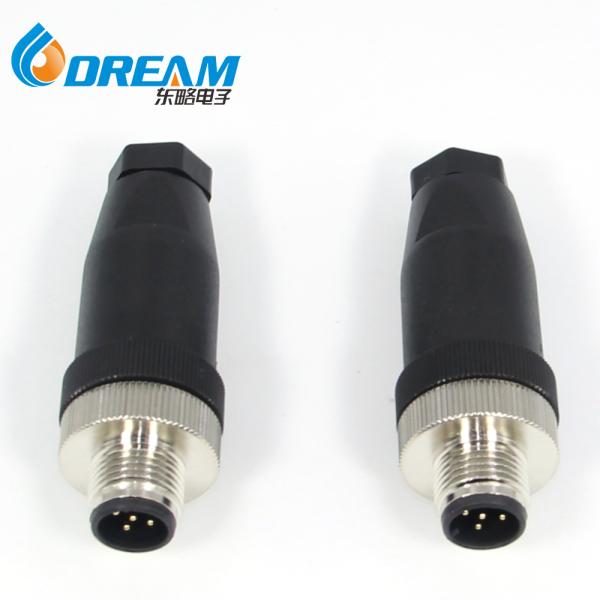 M12 Connector 5 Pin Male Female 5-Pin Pinout Pole Cable Connectors
