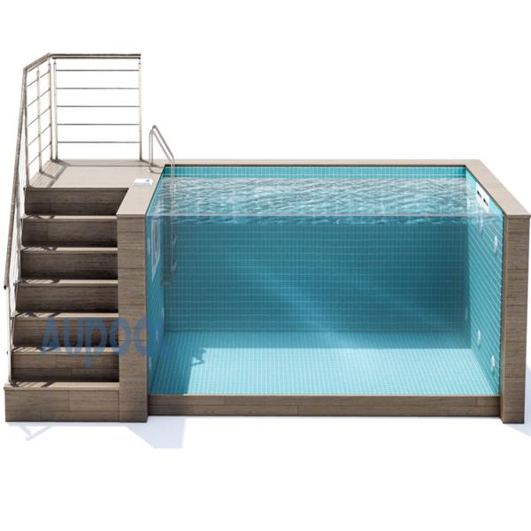 Acrylic Window Thick 100mm and Air Pump Accessories for Aupool Water Cycle Equipment