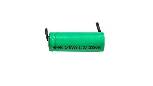 NIMH 1.2V 300MAH 耐久性のある再充電可能なニッケル金属水化物電池 記憶効果なし 容量が変動する