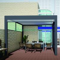 DIY Pergola Moderna Motorizada Jaluzes Retráteis Fancy Jaluzes Telhado Bioclimático Pergola