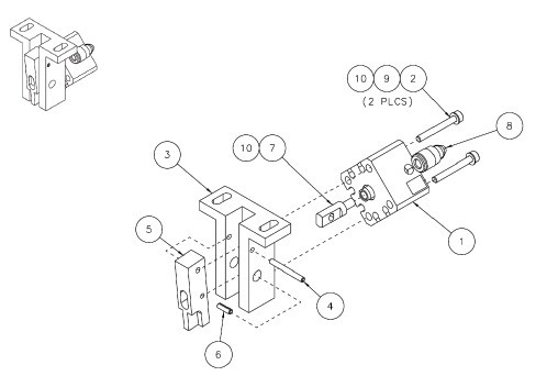 Gmc, sacapuntas de la asamblea de embrague del cilindro de SMC para el cortador Xlc7000 de Gerber parte 90721001