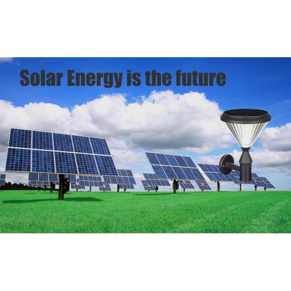 4.5W 3000K Solar LED Wall Lights IP65 Patent SMD2835 Aluminum