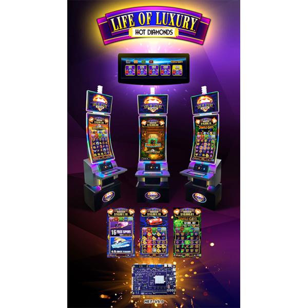 Skill Game PCB Board Multiple Games Life Of Luxury Hot Diamond 2in1 For Gameroom