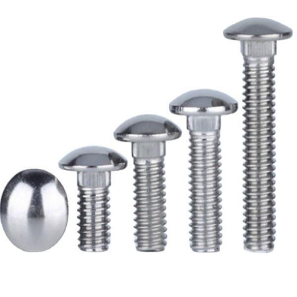 Handan Fastener 's DIN603 Carriage Bolt with ZINC Plated Finish and ISO9001 Certification