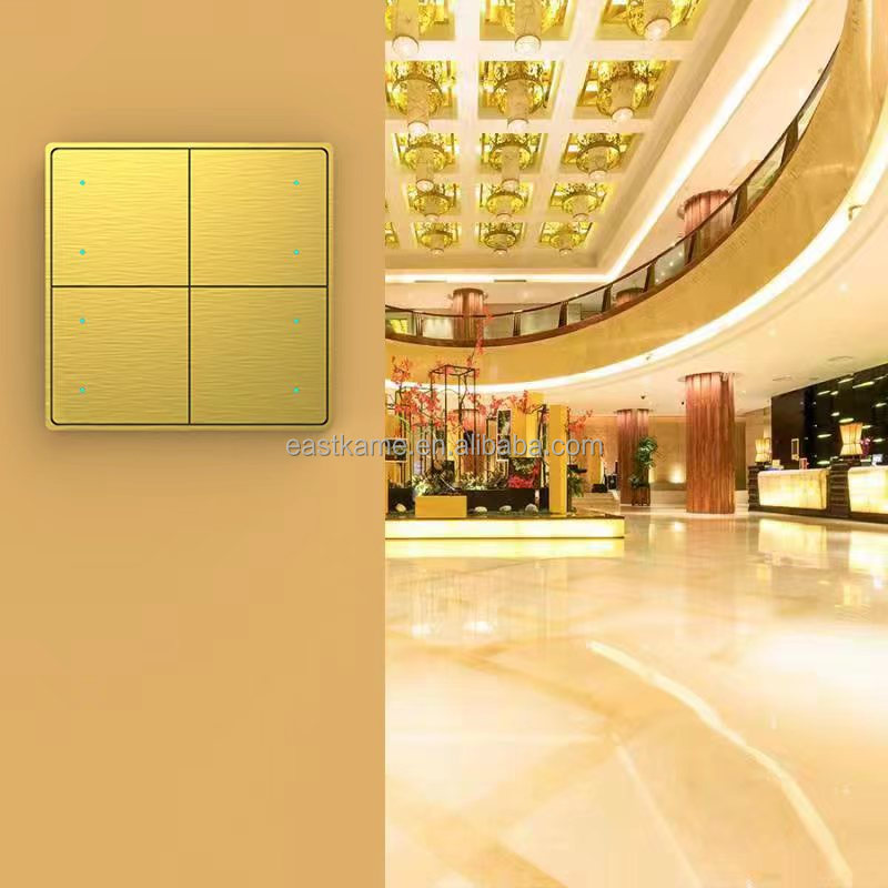 Newest WiFi Smart Wireless Light Switch with for Tuya Module Remote Control CE RoSH 10A Max Current Touch Panel