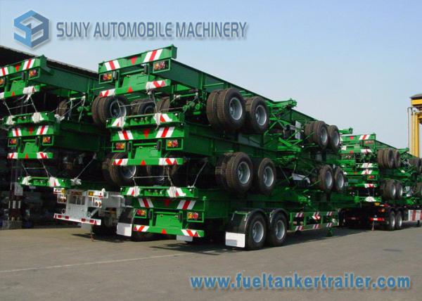 Skeleton 30 Ton Two Axle Flatbed Semi Trailer 40 Foot Flatbed Trailer