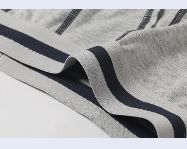 Cuecas Boxer masculinas Athletic Fitness Roupa íntima de compressão de perna longa para corrida