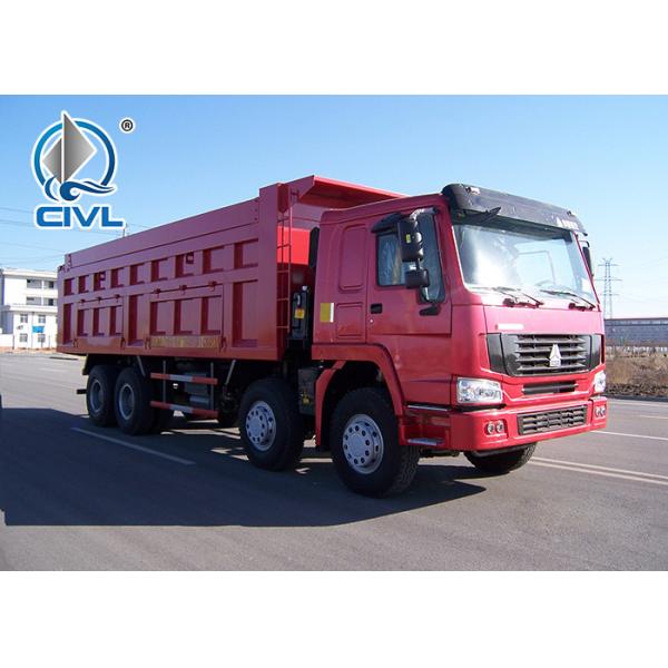 HOWO 8x4 Heavy Duty Dump Truck 50ton Tipper truck 10 wheel sand dump truck HYVA Hdraulic lifting system