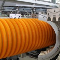 Máquina de fabricação de tubos de drenagem de camada única dupla Máquina de tubos ondulados espirais