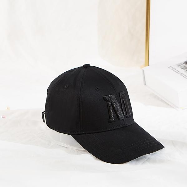 Six casquettes de baseball brodées par 60cm unisexes de tissu de coton de panneaux