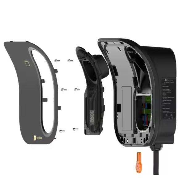 Smart Fast Weatherproof Outdoor Portable EV Car AC Charging Pile With Battery Wall-Mounted Charging Stations Free Standi