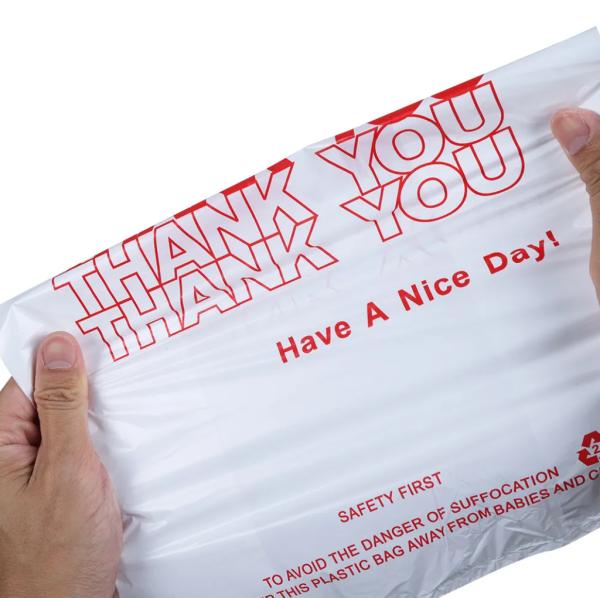 Flexiloop Handle Compostable Mailing Bag with Custom Printing PLA and PBAT Material Structure