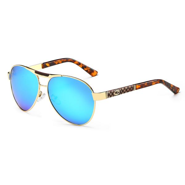 Round Mens Luxury Sunglasses BSCI Polarized Outdoor Sports Men Driving