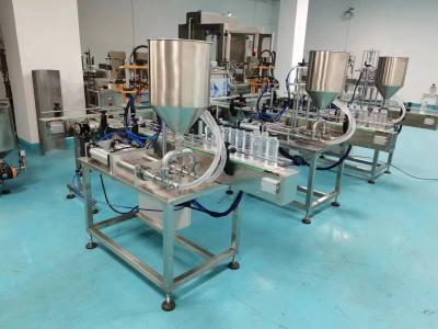 Juice Screw Capping Filler / Plastic Bottle Filling Capping Machine