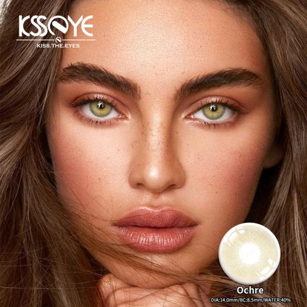 KSSEYE Lightly Tinted Daily Colored Contacts For Cosplay Costume Wedding