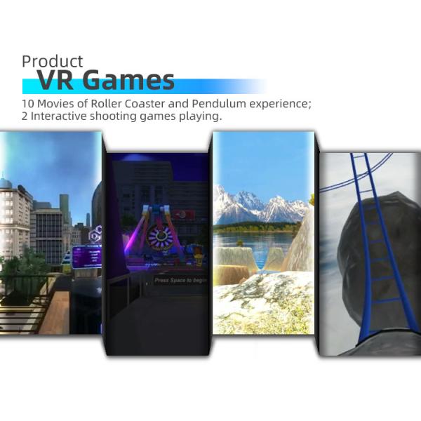 Одиночный имитатор игры VR стиля Ракеты стоя вращать прибора VR 360