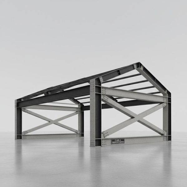 Customizable Heavy Duty Truss with 30% Roof Pitch and Class A Fireproof Rating for Large Scale Buildings