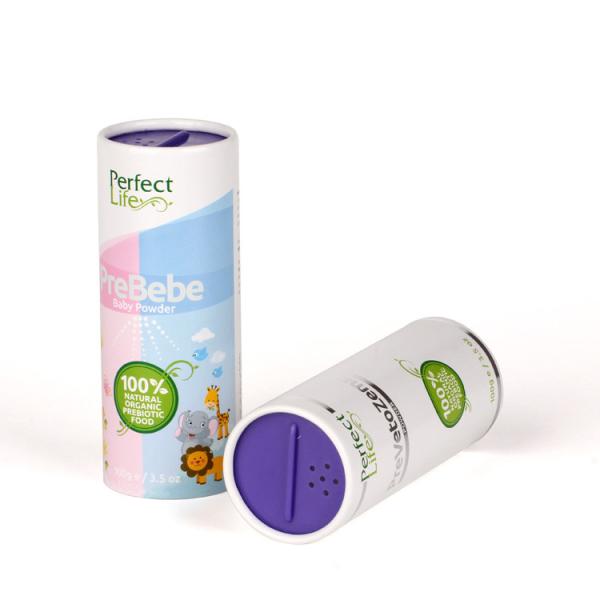 振動の上との CMYK を包む化粧品の粉のボール紙のペーパー管